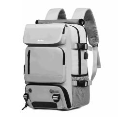 MOCHILA DE VIAJES HIKES KVM-720 GRIS