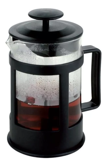 Cafetera Tetera 800ml en vidrio y plastico messina