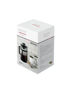 Cafetera Tetera 800ml en vidrio y plastico messina