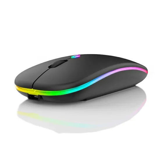 Mouse optico inalambrico DUAL KEM-699 NEGRO