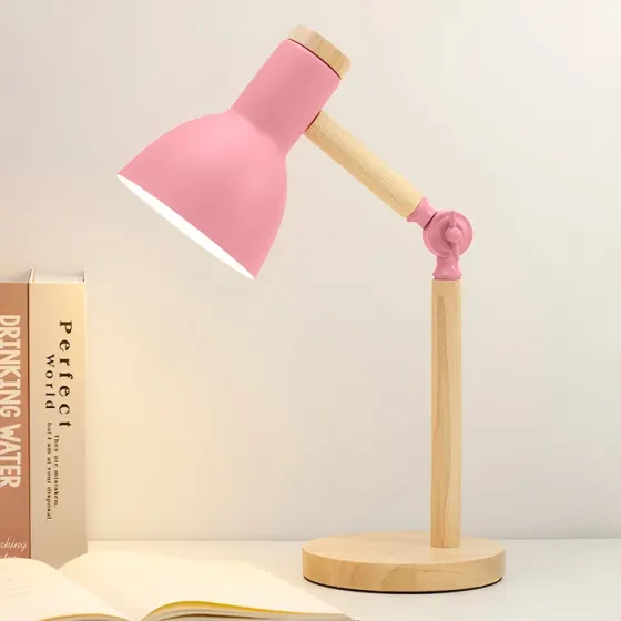 Lampara articulada de escritorio DECOTEAM DOL-034 ROSA