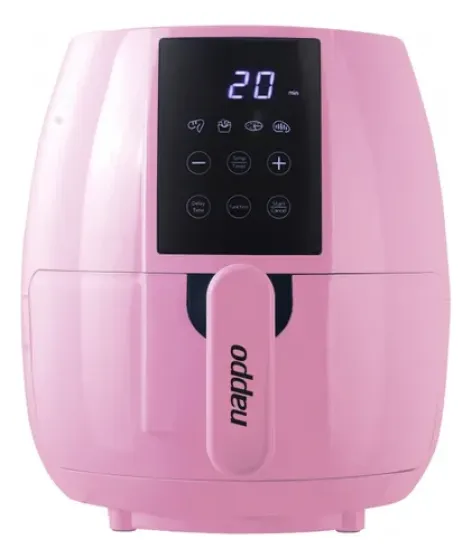 FREIDORA DIGITAL NAPPO SIN ACEITE VISION 5,7L NEF-129 ROSA