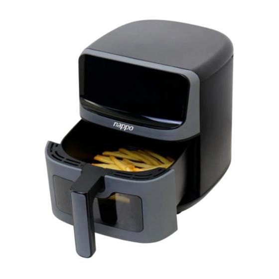 FREIDORA SIN ACEITE DIGITAL NAPPO 4,5L GRIS NEF-213