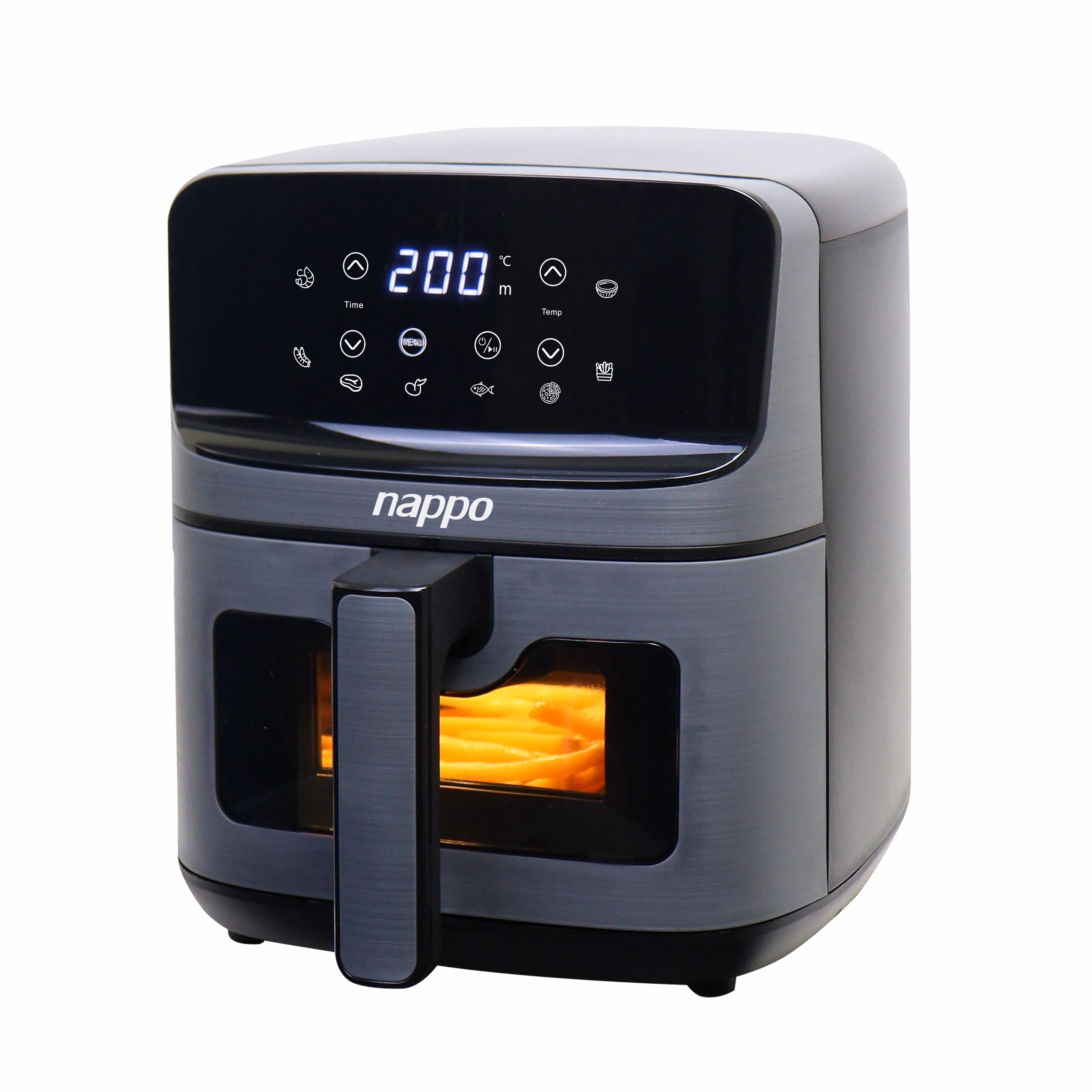 FREIDORA SIN ACEITE DIGITAL NAPPO 4,5L GRIS NEF-213