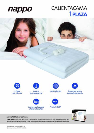Manta termica de 1 plaza NAPPO NCM-269