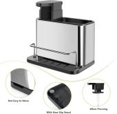 Rack Dispensador de Jabón con Porta Menaje/Esponga