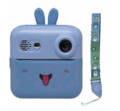 Cámara Impresora Digital con Orejas - Celeste