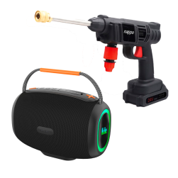 Combo Hidrolavadora de Inalámbrica Nappo NHH-147 + Parlante Kolke KPM-735