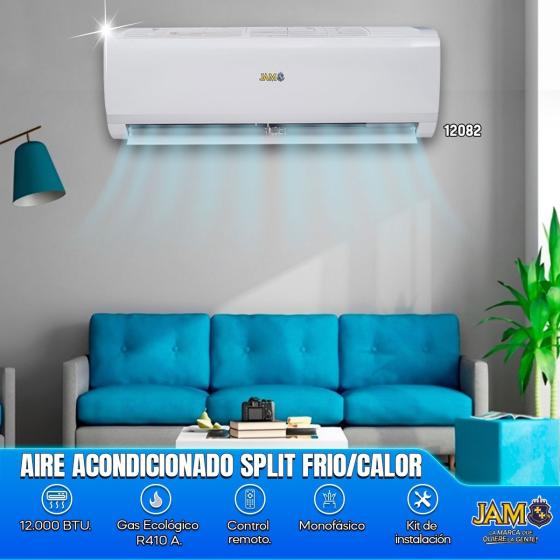 Aire Acondicionado JAM Split 12.000 BTU F/C