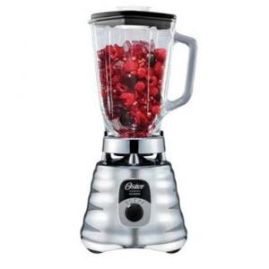 Licuadora clásica Oster® Plata con perilla ergonómica de 3 velocidades