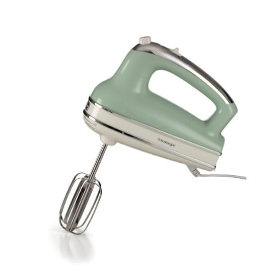 BATIDORA DE MANO VINTAGE VERDE ARIETE