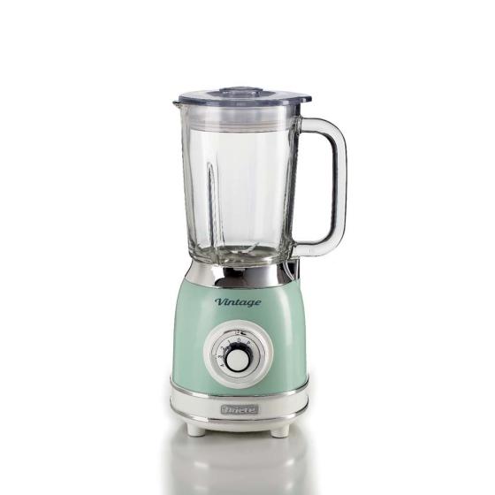 LICUADORA VASO VIDRIO VINTAGE ARIETE VERDE