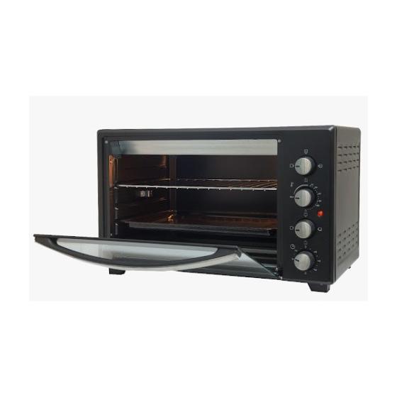 HORNO ELECTRICO JAM 60 LTS DN60E-RML C/ LUZ INTERNA, SPIEDO, TIMER 120MIN 2200W