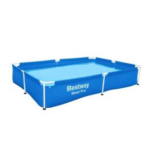 Piscina rectangular c/ est. metalica 1.500lts. s/ depurador Bestway kids 10471