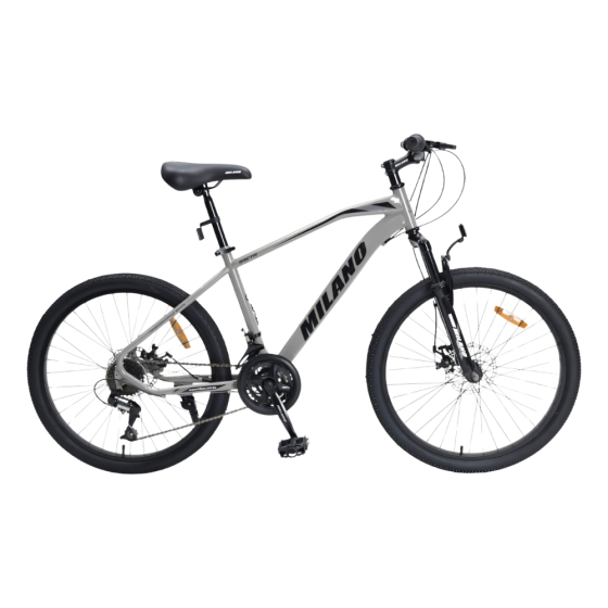 BICICLETA MILANO SAETA 26 SUS SWING PLATA