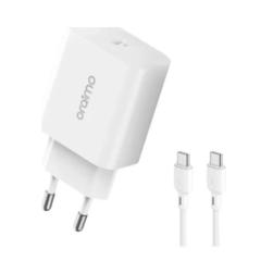 Kit Cargador Oraimo de 20W Blanco con Cable Tipo C a C