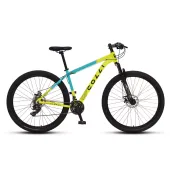 Bicicleta Colli Everest Aro 29 F Disco 21 V Verde/Amarillo