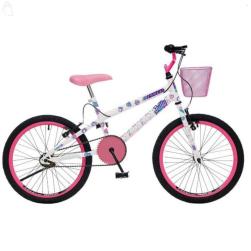 BICICLETA ARO 20 JULLY BRANCA/ROSA 107-05D COLLI