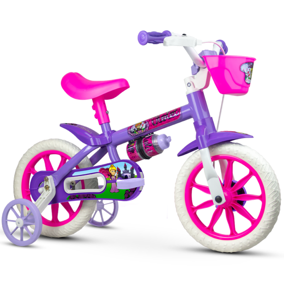 BICICLETA ARO 12 AZUL VIOLET NATHOR