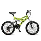 BICICLETA COLLI SUSP. ARO 20 21M AMARILLO/NEON