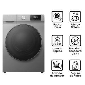 LAVASECARROPAS HISENSE 10/6 KG INVERTER PURE JET WASH