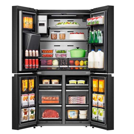 HELADERA HISENSE SIDE BY SIDE 536L DIGITAL SCREEN SMART WIFI