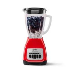 LICUADORA OSTER 1.5 LTS JARRA DE VIDRIO COLOR ROJO