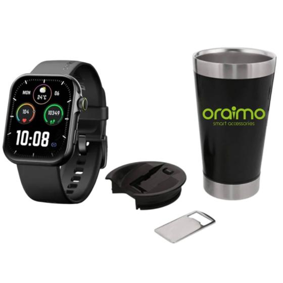 Smartwatch Oraimo Amoled OSW-810 + Vaso Térmico de regalo