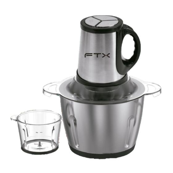 Picadora De Carne Ftx 6 En 1 1000w 220v/3.5l Acero Inoxidable