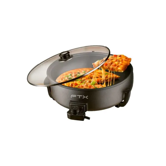 Olla Electrica Sarten Ftx 6L  Antiadherente Negro