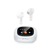 Auricular Con Microfono Ftx Blanco con pantalla Led