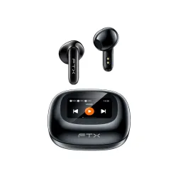 Auricular Con Microfono Ftx  Negro con pantalla Led