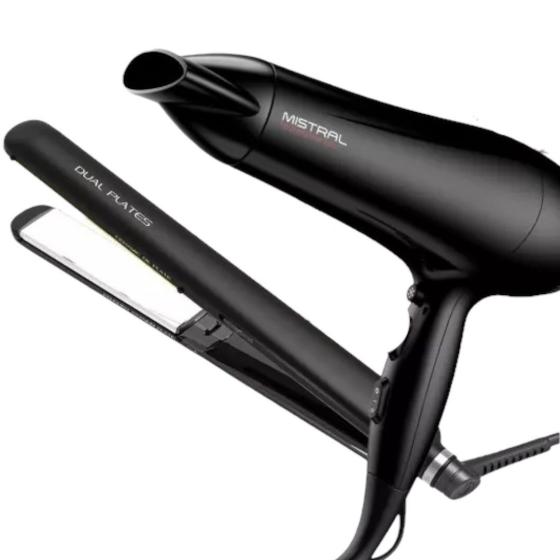 COMBO PLANCHITA GAMA DUAL + SECADOR GAMA MISTRAL