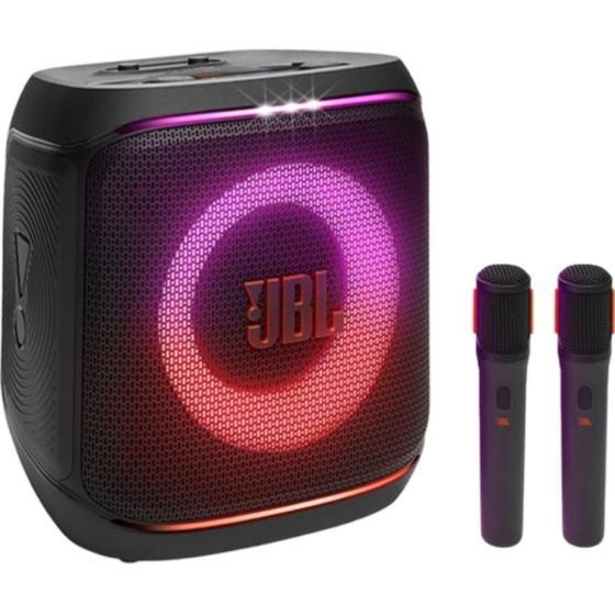 PARLANTE JBL PARTYBOX ENCORE 2 C/2 MICROFONOS BIVOLT BLACK