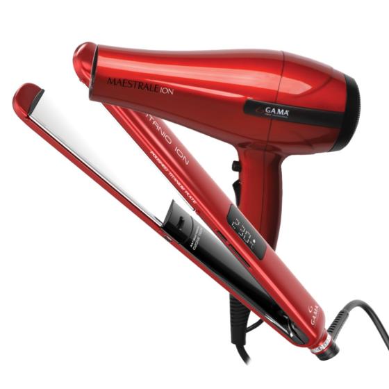 COMBO GAMA RED TITANIO PLANCHITA+SECADOR PRO