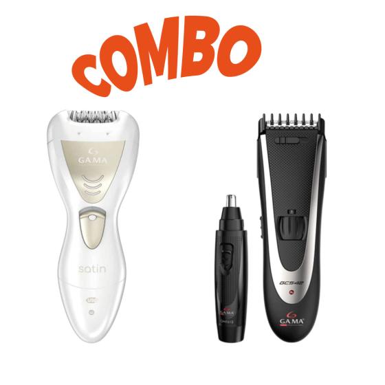 COMBO DEPILADORA GAMA SATIN II USD 220 +  Set Cortapelo GCS544