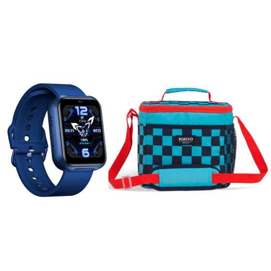 COMBO SMARTWATCH AZUL+ LONCHERA AZUL