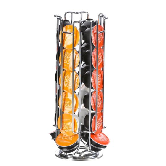 SOPORTE P/CAPSULAS CAFE DOLCE GUSTO METAL. D14X33CM