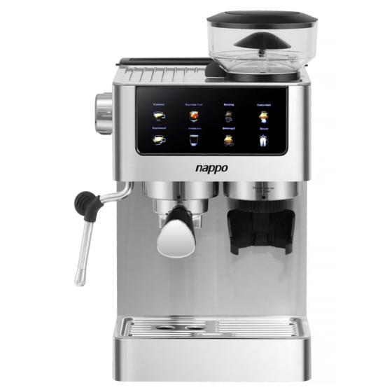 Cafetera Espresso Barista Deluxe 6 EN 1 c/ molinillo de café NAPPO NEC-339