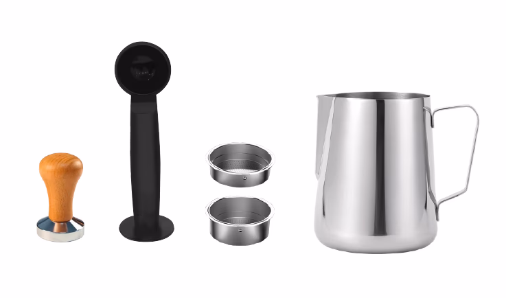 Cafetera Espresso Barista Deluxe 6 EN 1 c/ molinillo de café NAPPO NEC-339