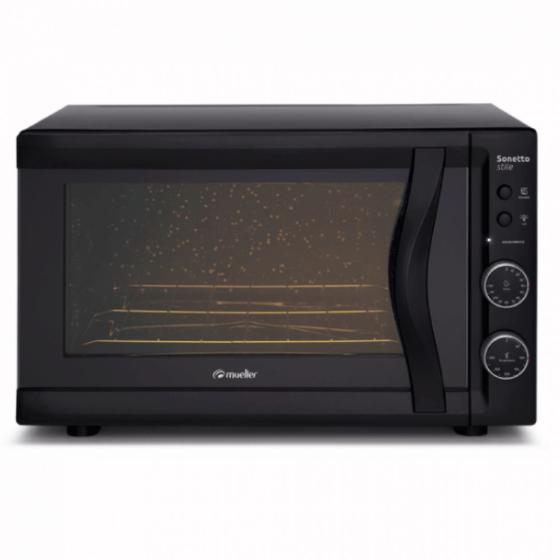 Horno Eléctrico Mueller Sonetto 44 lts Negro