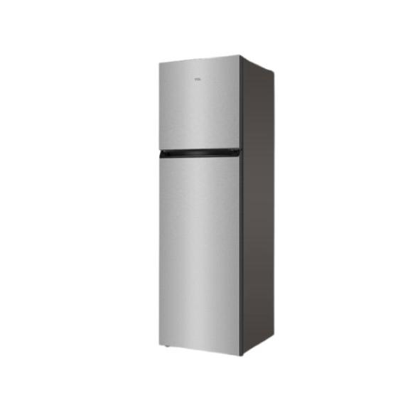 HELADERA TCL 350 L 2 PUERTAS FRIO SECO INOX