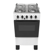 COCINA A GAS TOKYO BRAVO BLANCO 4H MESA INOX C/ENCENDIDO TAPA DE VIDRIO HORNO LI