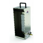 CHURRASQUERA PR-199E ELECTRICA PROGAS INOX 10 ESPETOS 220/50