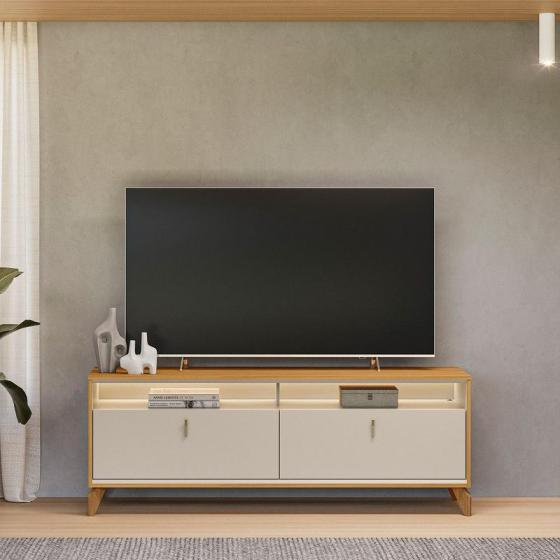 RACK MOVELMAX DUBAI C/LED TAURI/OFF WHITE P/ TV HASTA 75\'\'