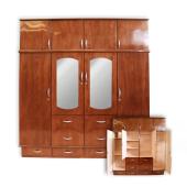 Placard 4 puertas Espejo Externo CBC Muebles