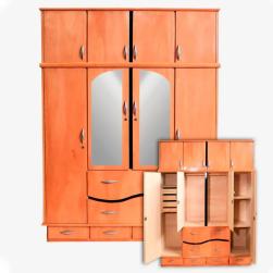 Placard de 4 LA Espejado CBC Muebles