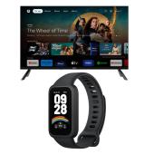 Combo Televisor Tokyo Smart Google Tv 32 4K Frameless chromecast incluido + Reloj Xiaomi Smart Band 9 Black