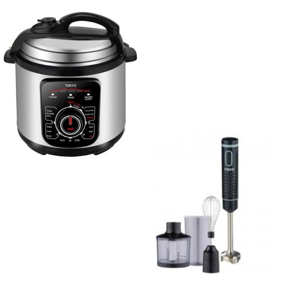 OLLA A PRESION 6LTS TOKYO COOK PRO CONTROL MECANICO  8 NIVELES DE SEGURIDAD 1000