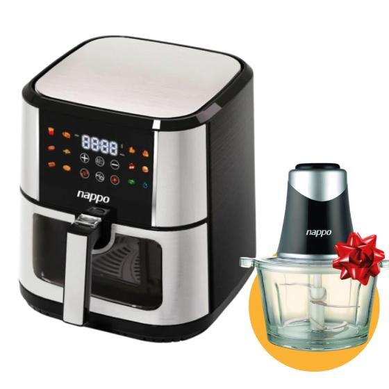 FREIDORA DE AIRE NAPPO DIGITAL 10L CON APP TUYA NEF-234 NEGRA